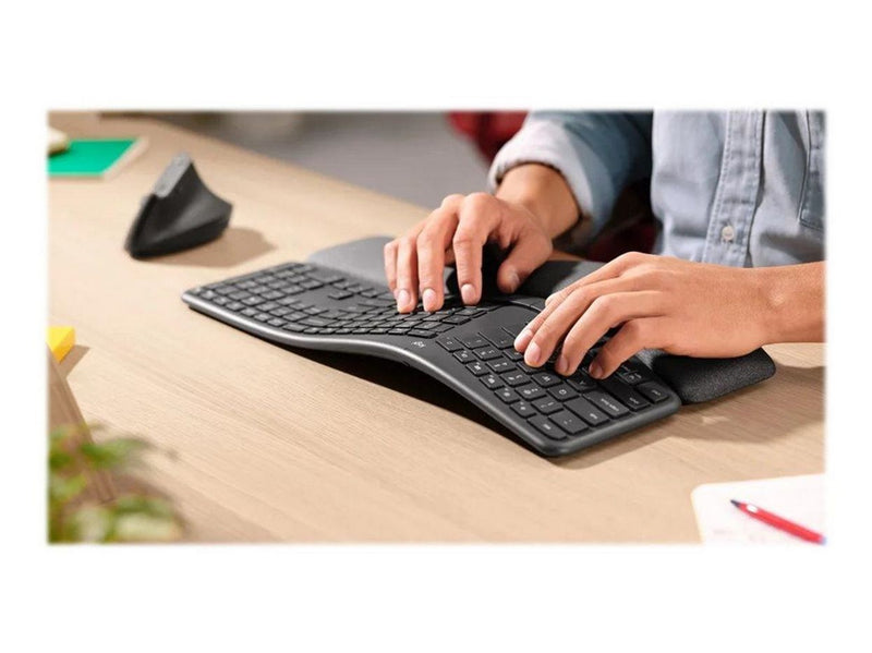 Logitech ERGO K860 Wireless Ergonomic - US (ISO) - Gaming Tastatur - Englisch