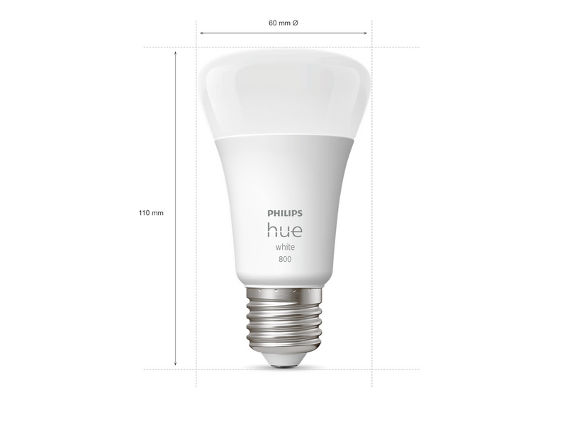 Philips Hue White A60 E27 Smart Bulb (4-pack)