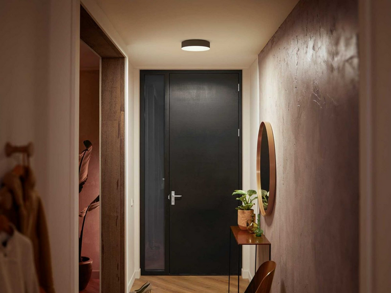 Philips Hue Enrave Small Ceiling Lamp - Black