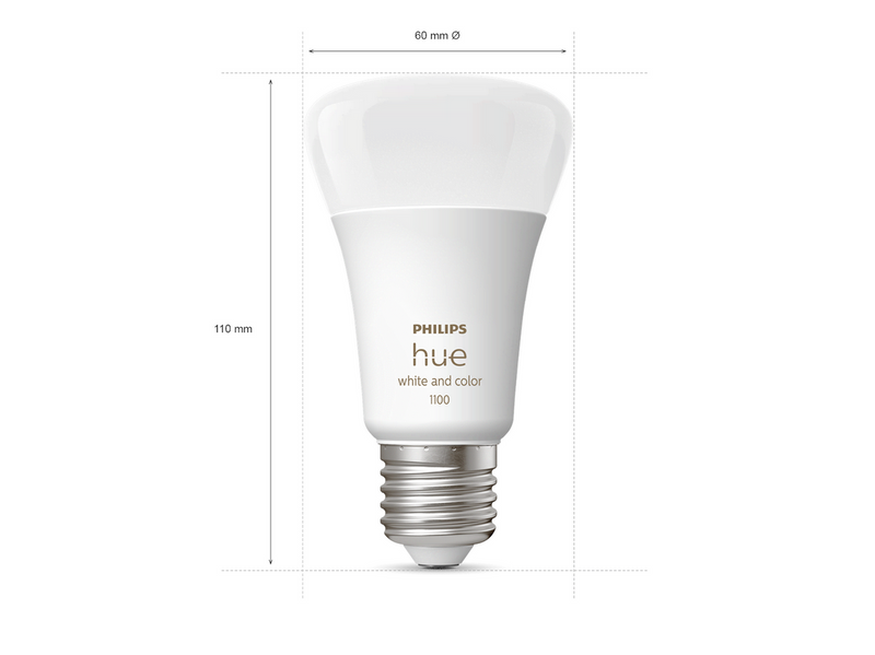 Philips Hue Color A60 E27 1100 Lumen - Doppelpack