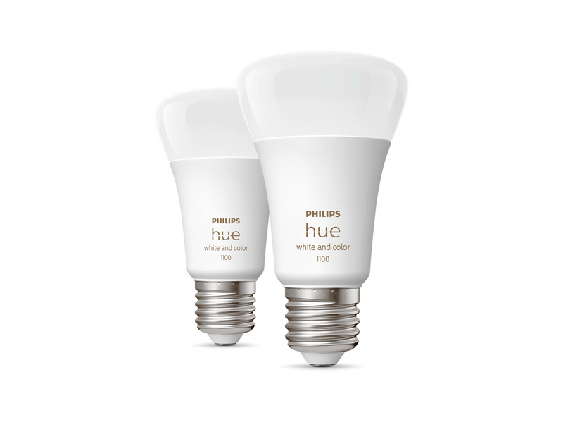 Philips Hue Color A60 E27 1100 Lumen - Doppelpack