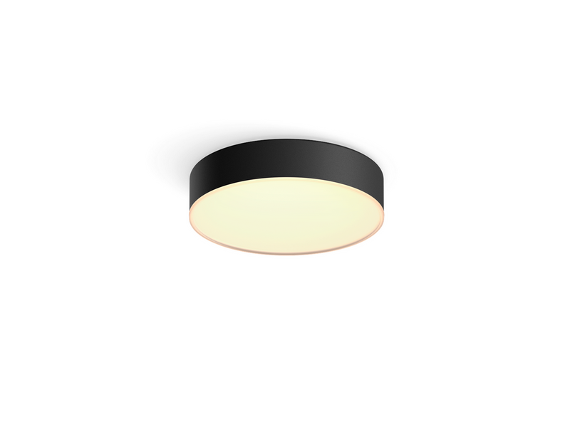 Philips Hue Enrave Small Ceiling Lamp - Black