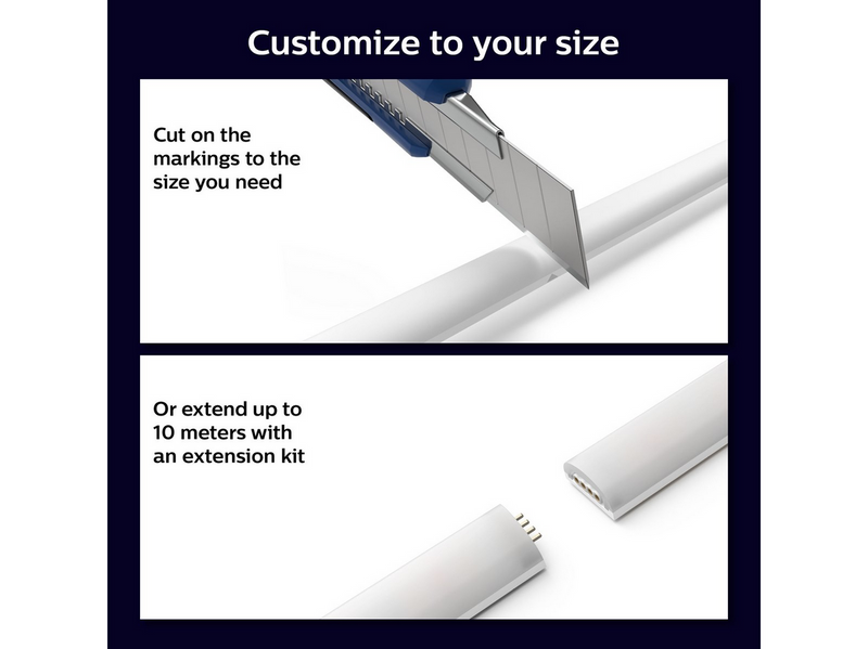 Philips Hue Gradient Lightstrip 2 meter base kit — White & Color Ambiance