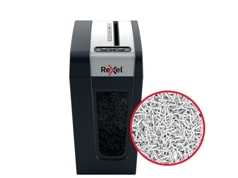 Rexel Secure MC4-SL Slimline Whisper-Shred™ Aktenvernichter, Mikroschnitt, P5,