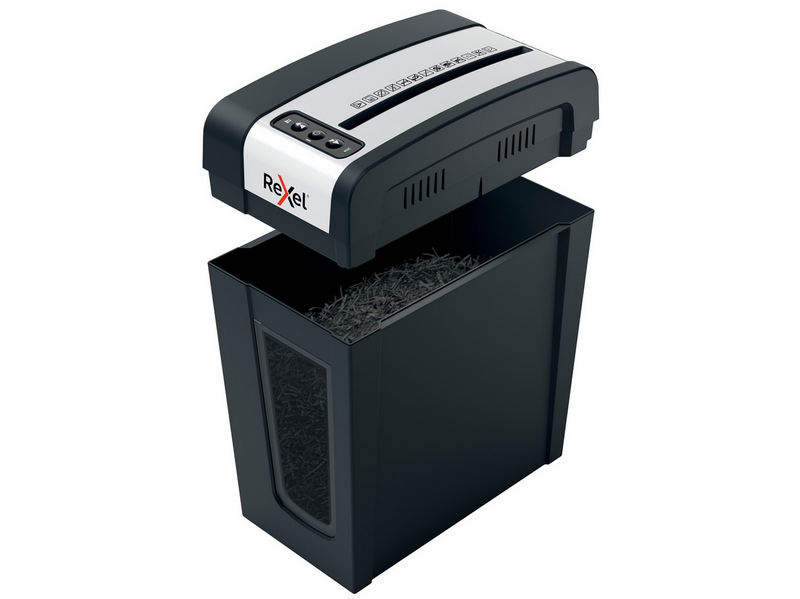 Rexel Secure MC4-SL Slimline Whisper-Shred™ Aktenvernichter, Mikroschnitt, P5,