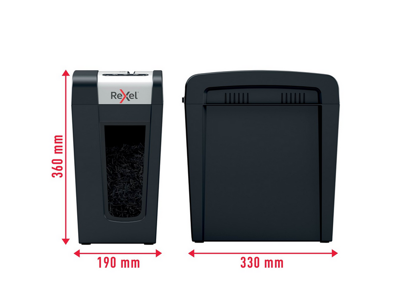 Rexel Secure MC4-SL Slimline Whisper-Shred™ Aktenvernichter, Mikroschnitt, P5,