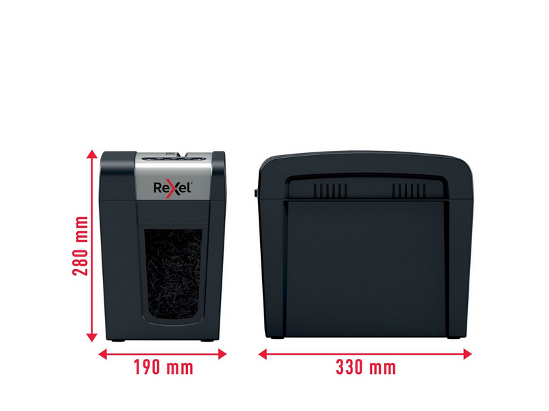 Rexel Secure MC3-SL Slimline Whisper-Shred™ Aktenvernichter, Mikroschnitt, P5,