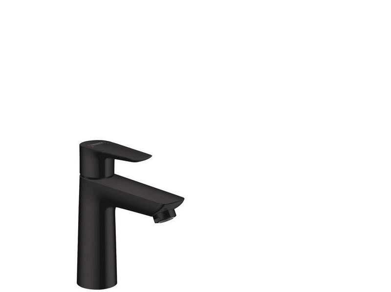 Hansgrohe talis e single lever basin mixer 110 without waste matt black