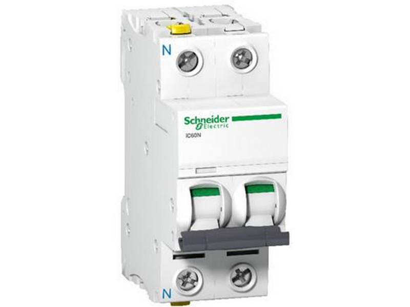 Schneider Electric Acti9 ic60n miniature circuit breaker 1p + n 13 a c curve 10