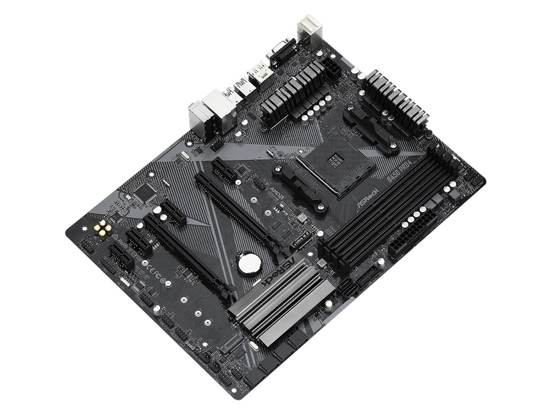 ASRock B450 Pro4 R2.0 Mainboard - AMD B450 - AMD AM4 socket - DDR4 RAM - ATX