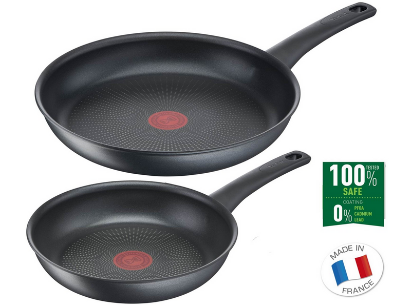 Tefal Easy chef Frypan set 22 & 28 cm