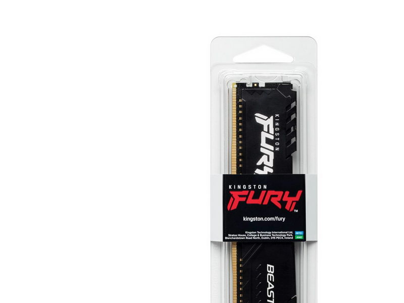 Kingston FURY Beast DDR4-3200 - 32GB - CL16 - Dual Channel (2 pcs) - Intel XMP