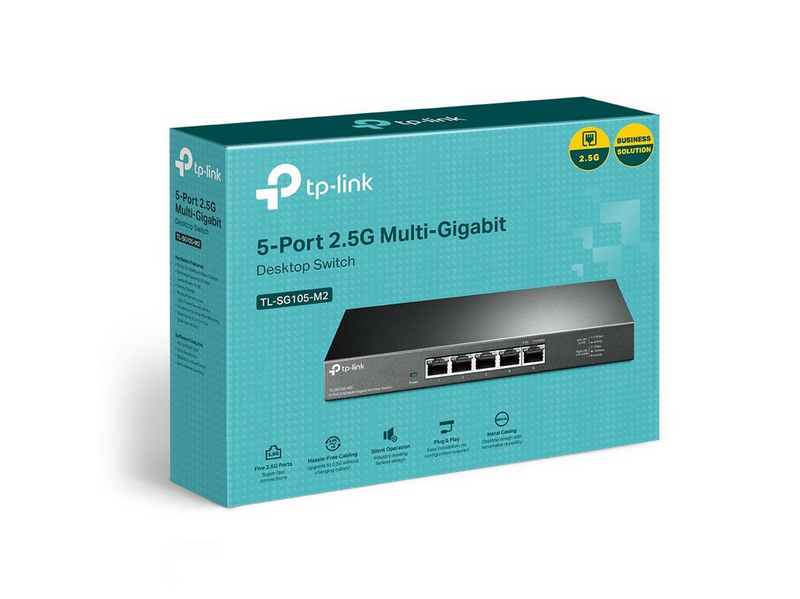 TP-Link TL-SG105-M2 5-Port 2.5G Desktop Switch