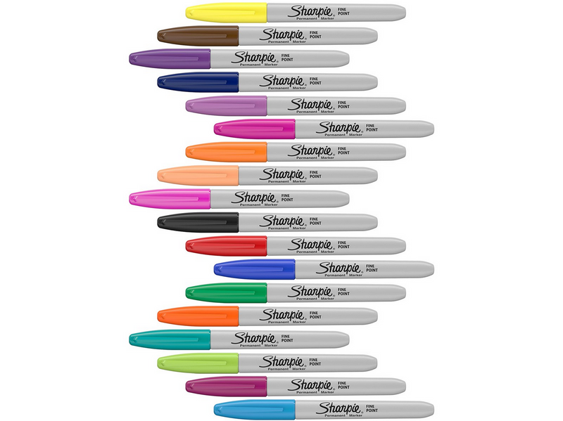 Sharpie Permanent Marker | Marker Stifte mit feiner Spitze | gemischte Farben |