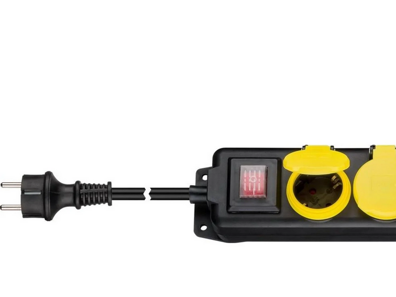 Pro AC power strip splash-proof 3 m