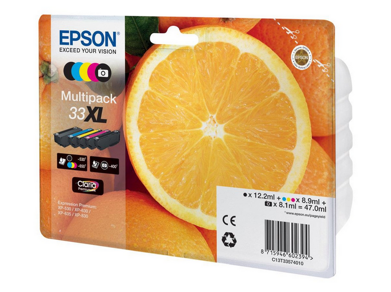 Epson 33XL Multipack - 5-pack - XL - black yellow cyan magenta photo black -