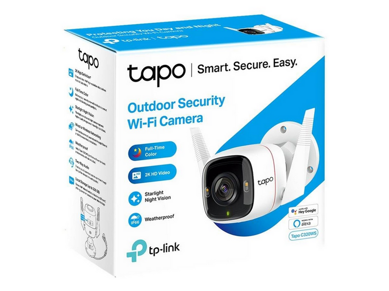 TP-Link Tapo C320WS V1 Outdoor Security Wi-Fi Camera 2K QHD