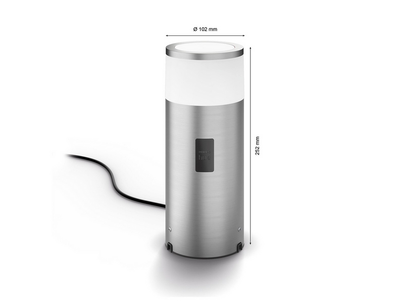Philips Hue Outdoor Calla Pedestal - Inox - Extension