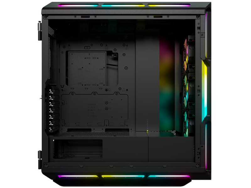 Corsair iCUE 5000T RGB - Black - Gehäuse - Miditower - Schwarz