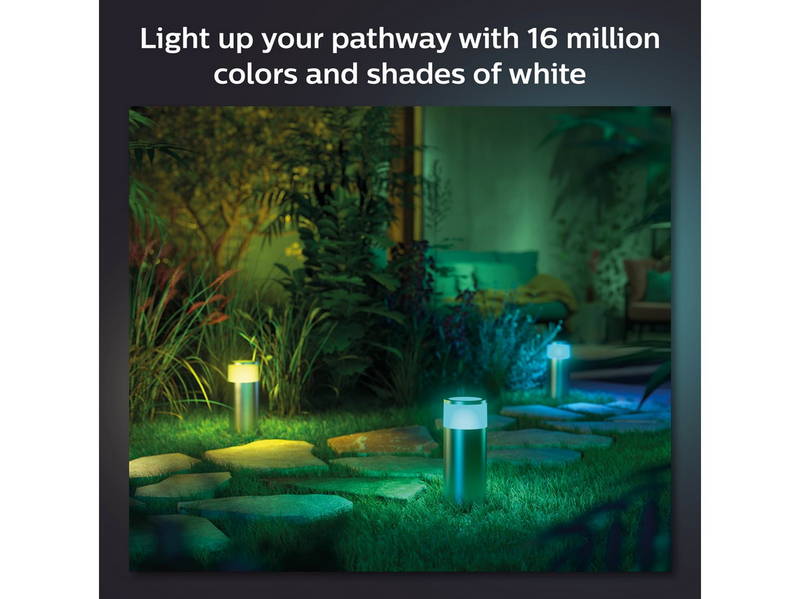 Philips Hue Outdoor Calla Pedestal - Inox - Extension