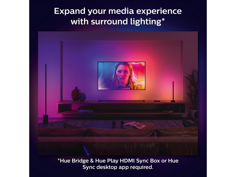 Philips Hue Gradient Signe Multicolor Table Lamp - Back