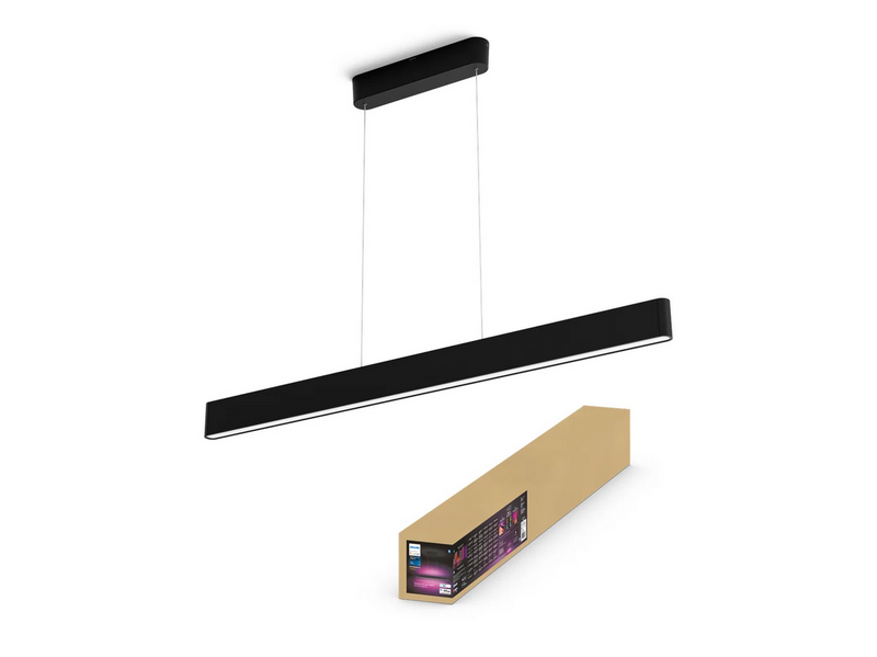 Philips Hue Ensis Pendelleuchte (Bluetooth, Schwarz)