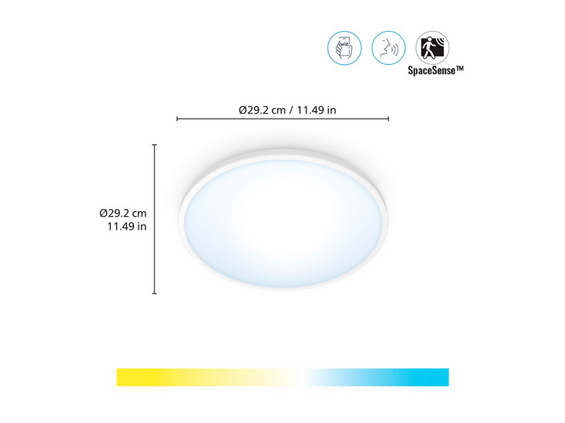 WiZ SuperSlim Deckenlampe 16W