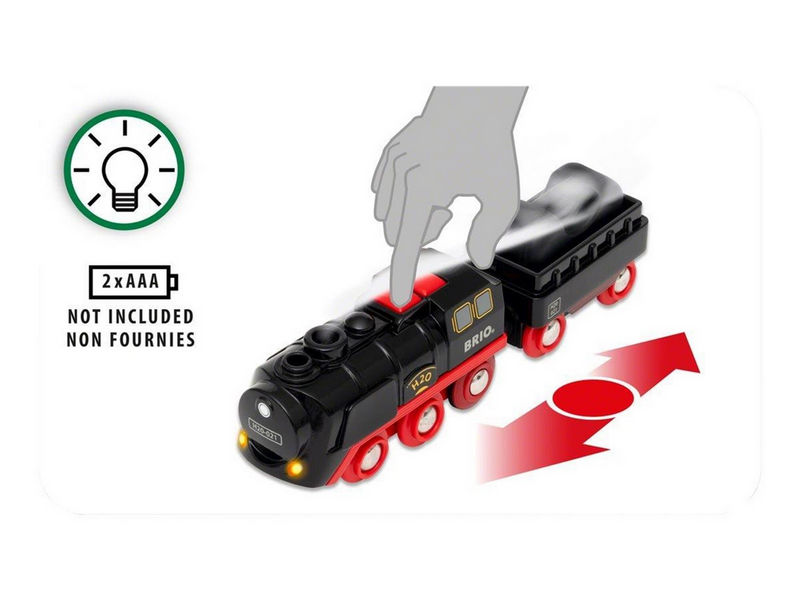 Brio 33884 Battery-Operated Steaming Train