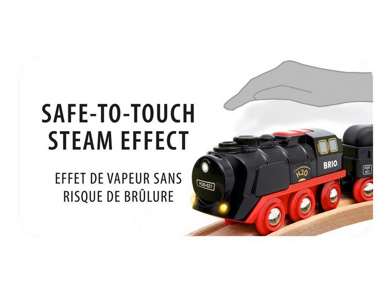Brio 33884 Battery-Operated Steaming Train