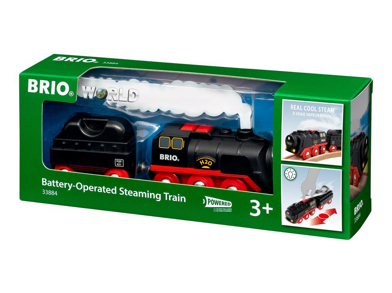 Brio 33884 Battery-Operated Steaming Train