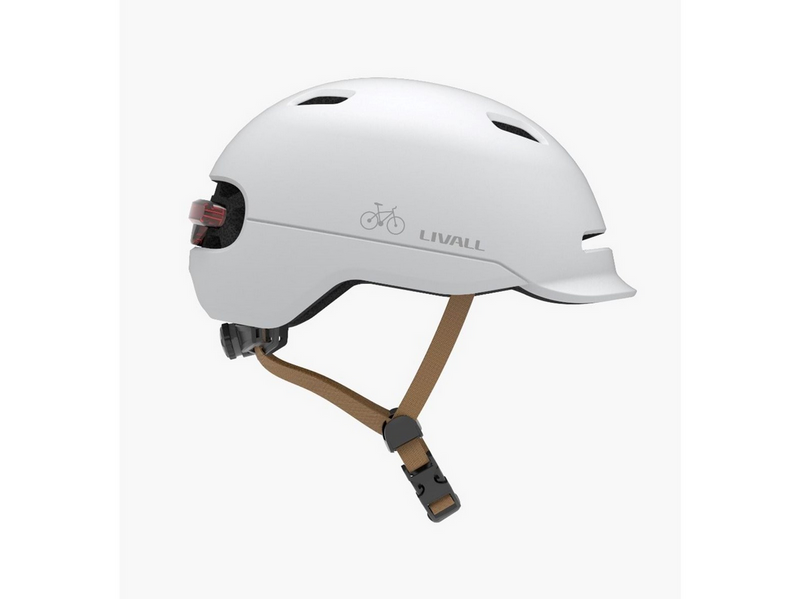 Livall C20 Smart Commuter Helmet - Large - White