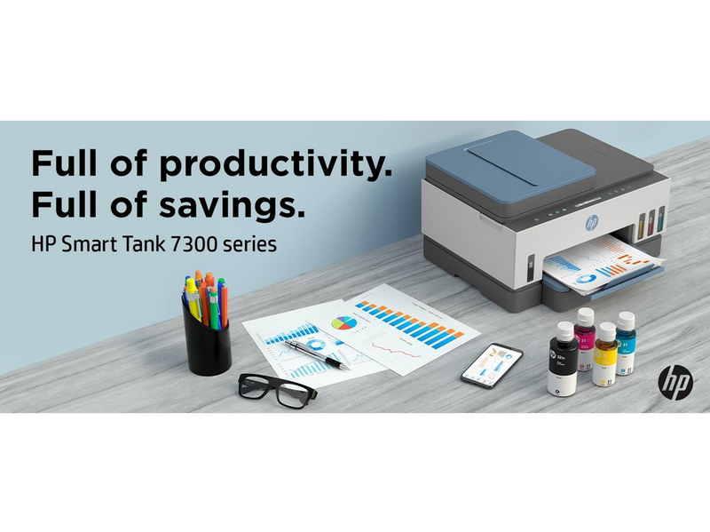 HP Smart Tank 7305 All-in-One Multifunktion - Farbe - Tinte