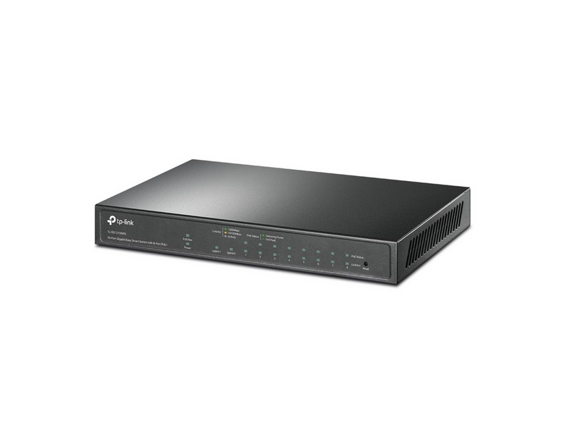 TP-Link TL-SG1210MPE 10-Port Gigabit Easy Smart Switch with 8-Port PoE+ (123W)