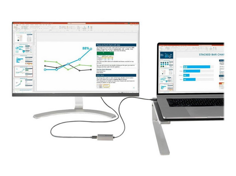 StarTech.com USB-C to Mini DP Adapter 4K60Hz