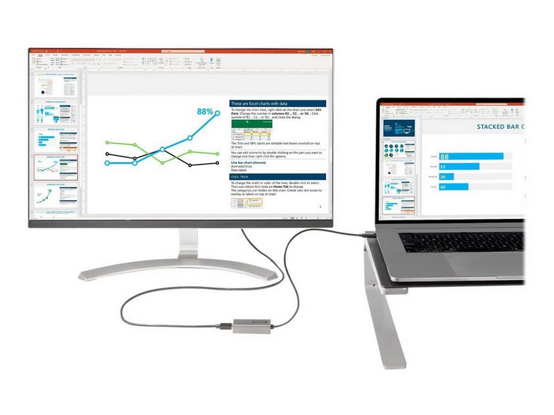 StarTech.com USB-C to Mini DP Adapter 4K60Hz