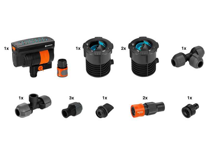 Gardena Starter Set Pipeline with Oscillating Sprinkler