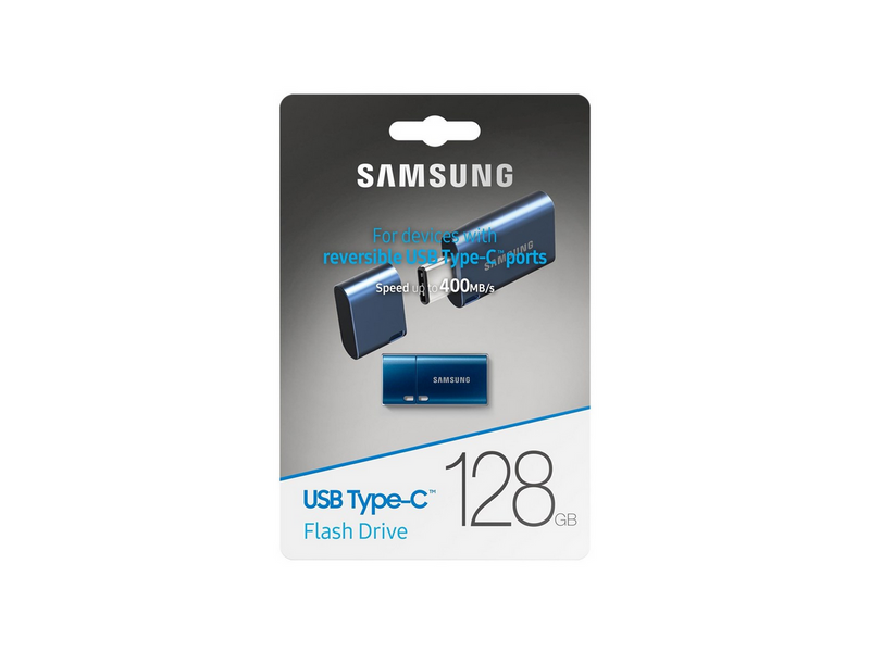Samsung Flash Drive - USB-C - Blau - 128GB - USB-Stick