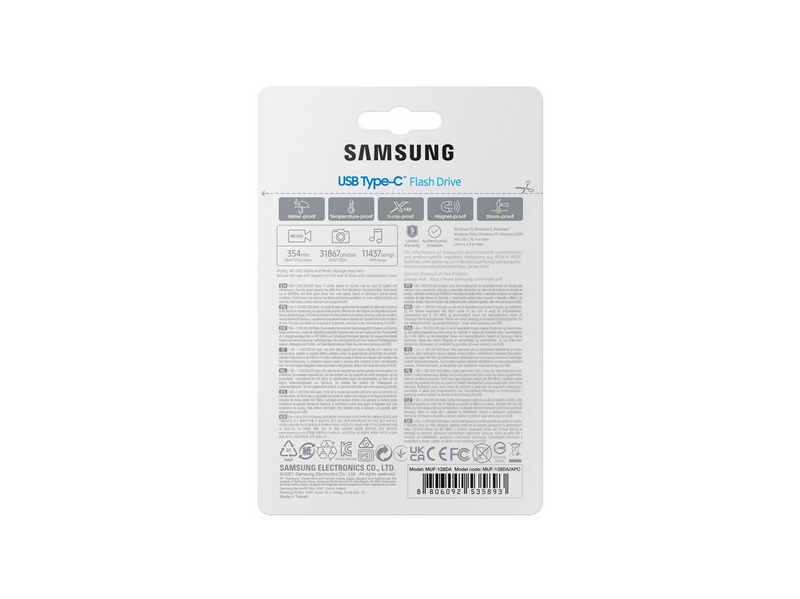 Samsung Flash Drive - USB-C - Blau - 128GB - USB-Stick