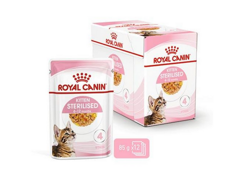 Royal Canin Kitten Sterilised Jelly 12 × 85 g