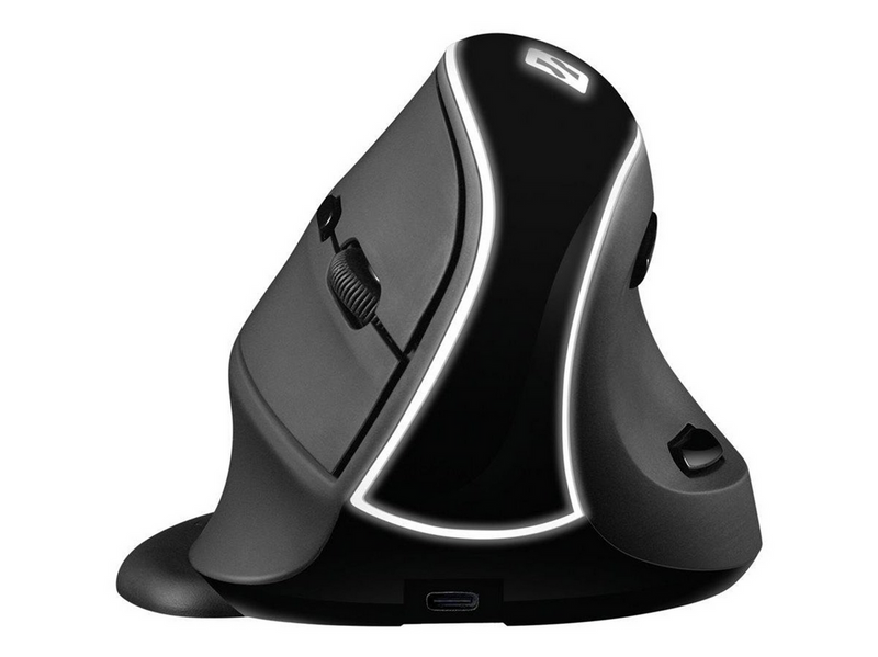 Sandberg Wireless Vertical Mouse Pro - Vertical mouse (Schwarz)