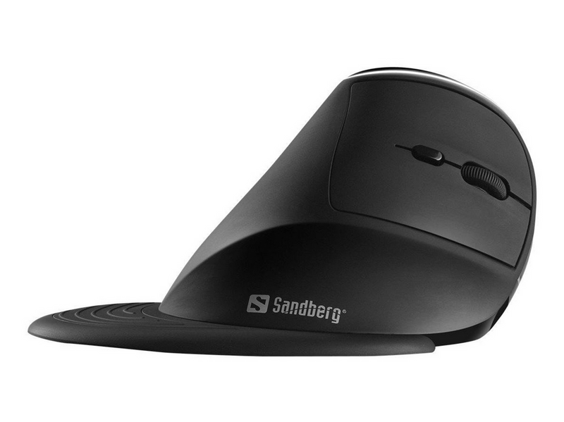 Sandberg Wireless Vertical Mouse Pro - Vertical mouse (Schwarz)