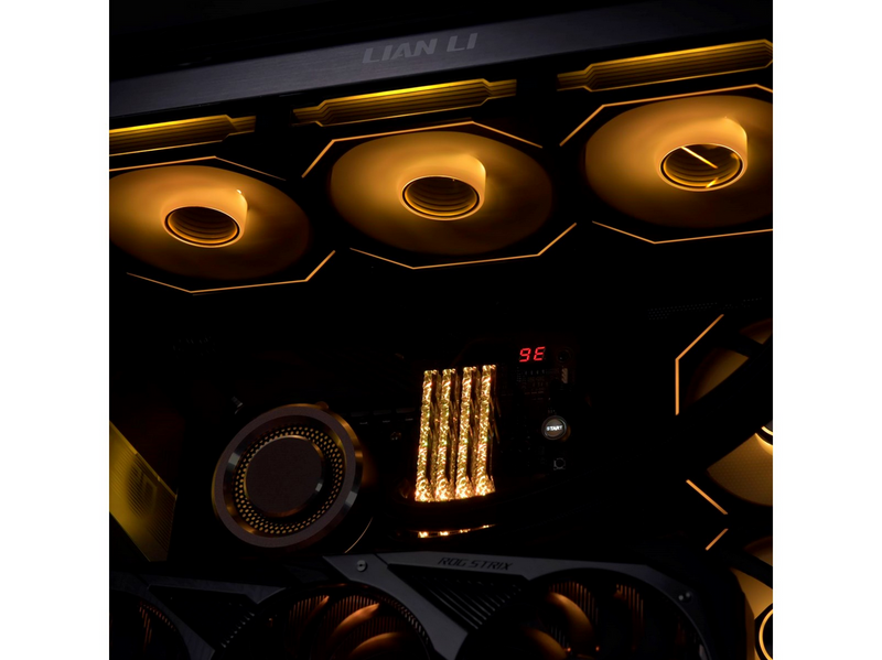 Lian Li UNI FAN SL-INF 120 Black - Gehäuselüfter - 120mm - Schwarz mit RGB LED
