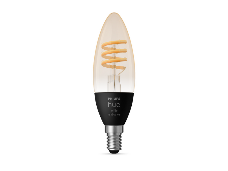 Philips Hue White Ambiance Filament E14 Candle 1-Pack