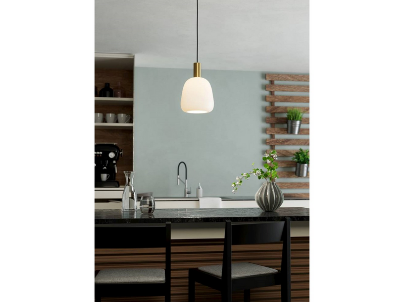 EGLO MANZANARES PENDANT E27 Ø225 BRUSHED BRASS