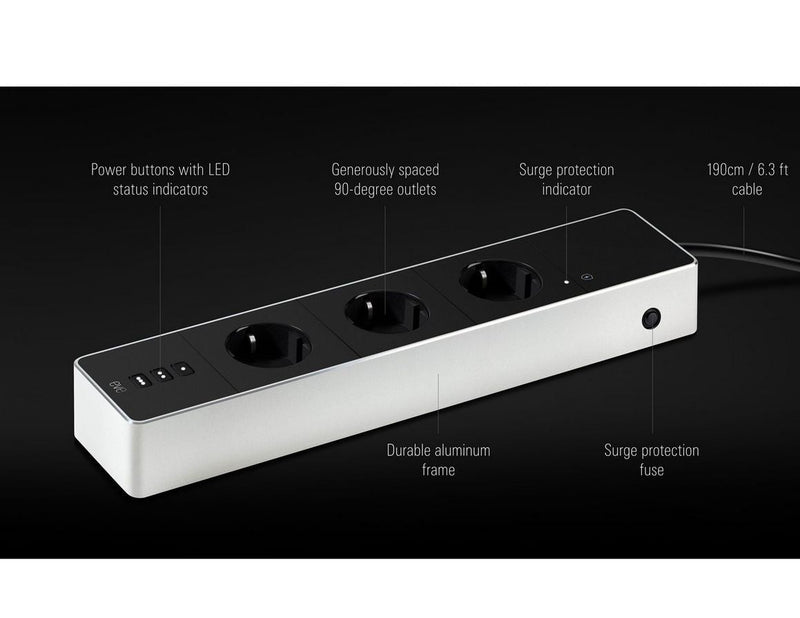 Eve Energy Strip - Connected Triple Outlet for Apple HomeKit