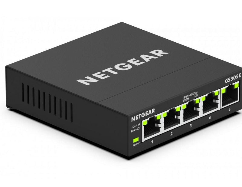 Netgear GS305E 5-Port Gigabit Ethernet SOHO Plus Switch