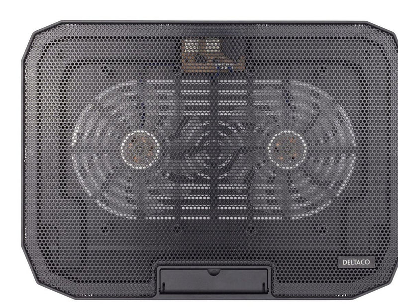 Deltaco Laptop Cooler for 15.6" lapotop 2 x 120mm fan