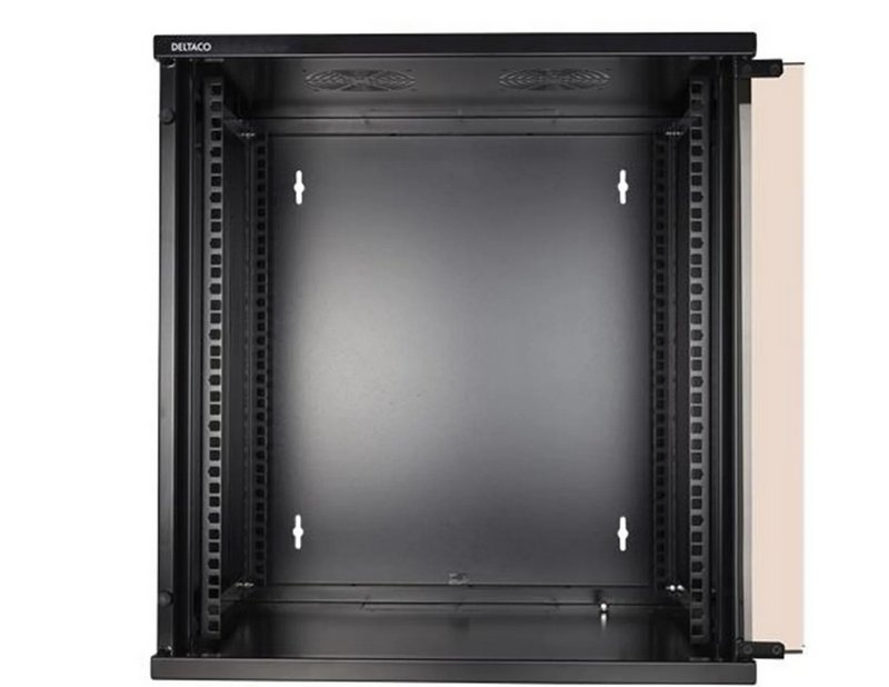 Deltaco 19-5412B - 12U - Wall Mount Rack Cabinet