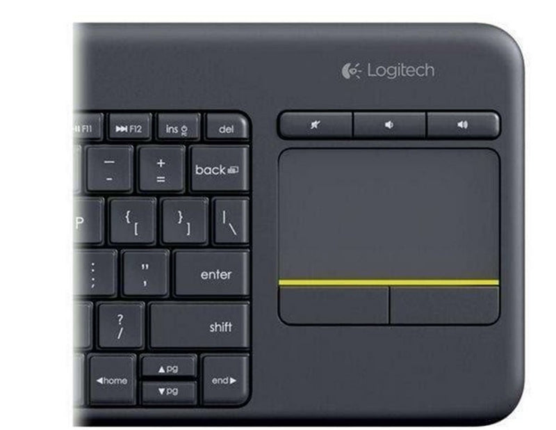 Logitech K400 Plus Ergonomic Wireless Touch - Tastaturen - Englisch (US) -