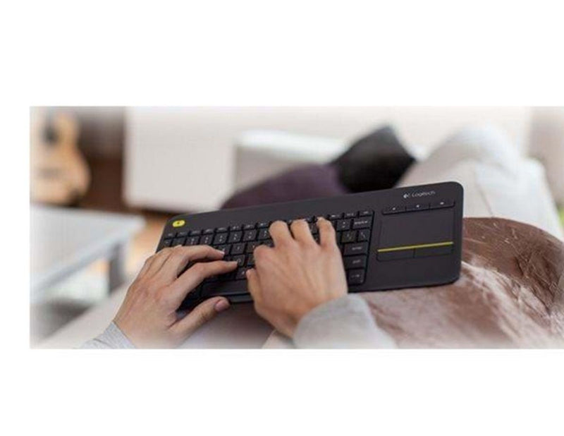 Logitech K400 Plus Ergonomic Wireless Touch - Tastaturen - Englisch (US) -